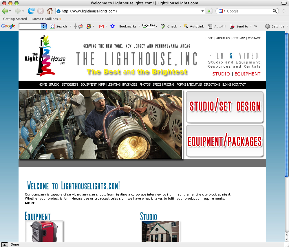 NJ Website Design - The Lighthouse Inc.